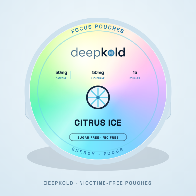 Citrus Ice nicotine-free caffeine pouch