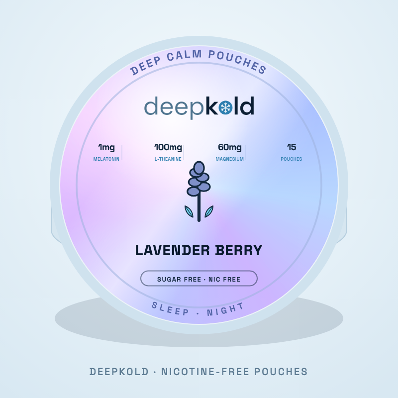 Lavender Berry nicotine-free pouch flavor